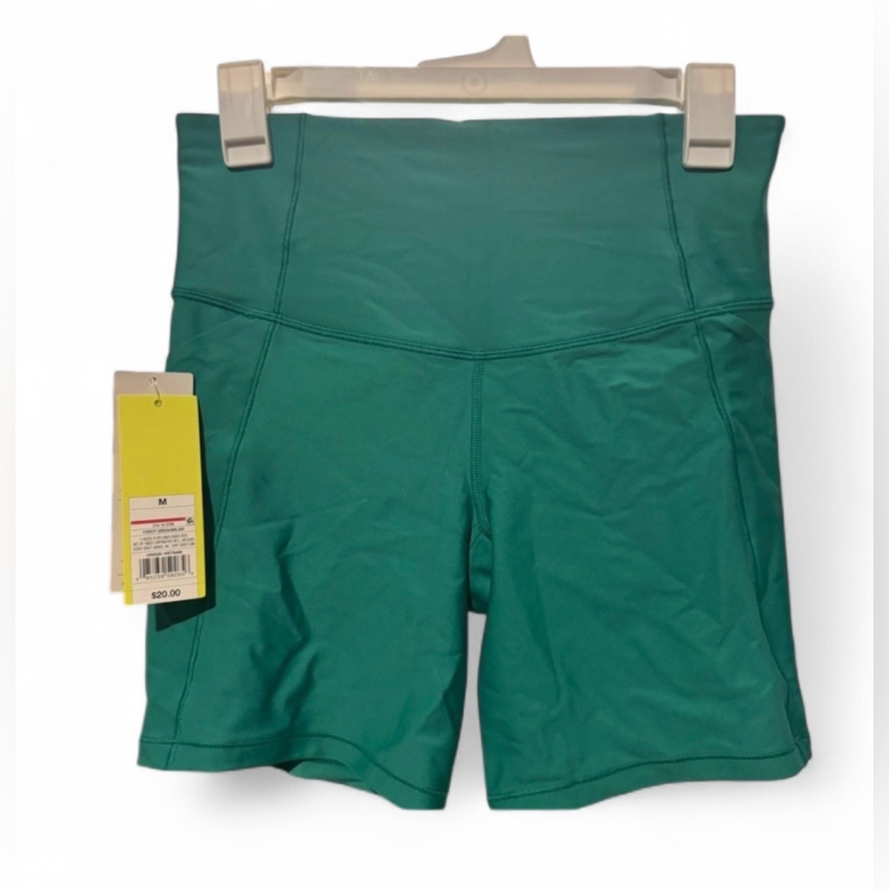 Size Medium All in Motion Forest Green Biker Shorts